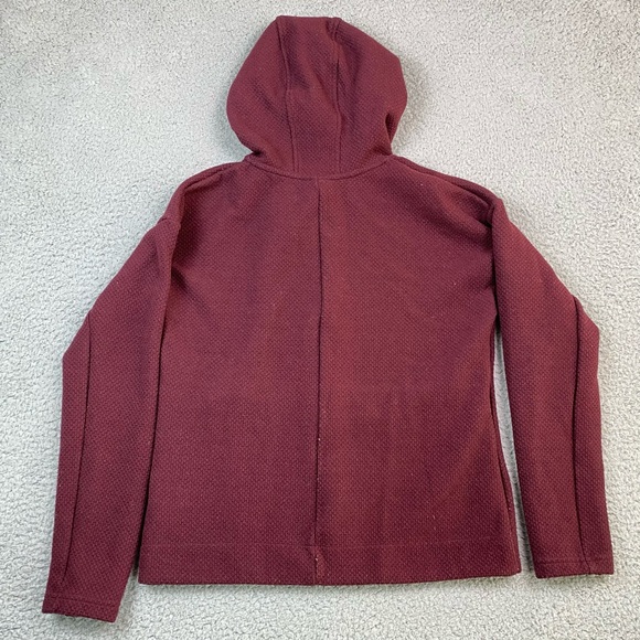 The North Face Red Fleece Full Zip Hoodie Sweater Women’s Size S Small - Picture 2 of 10